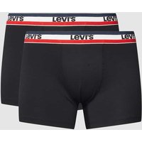 Levi's® Trunks mit elastischem Logo-Bund in Black, Größe L von Levi's®