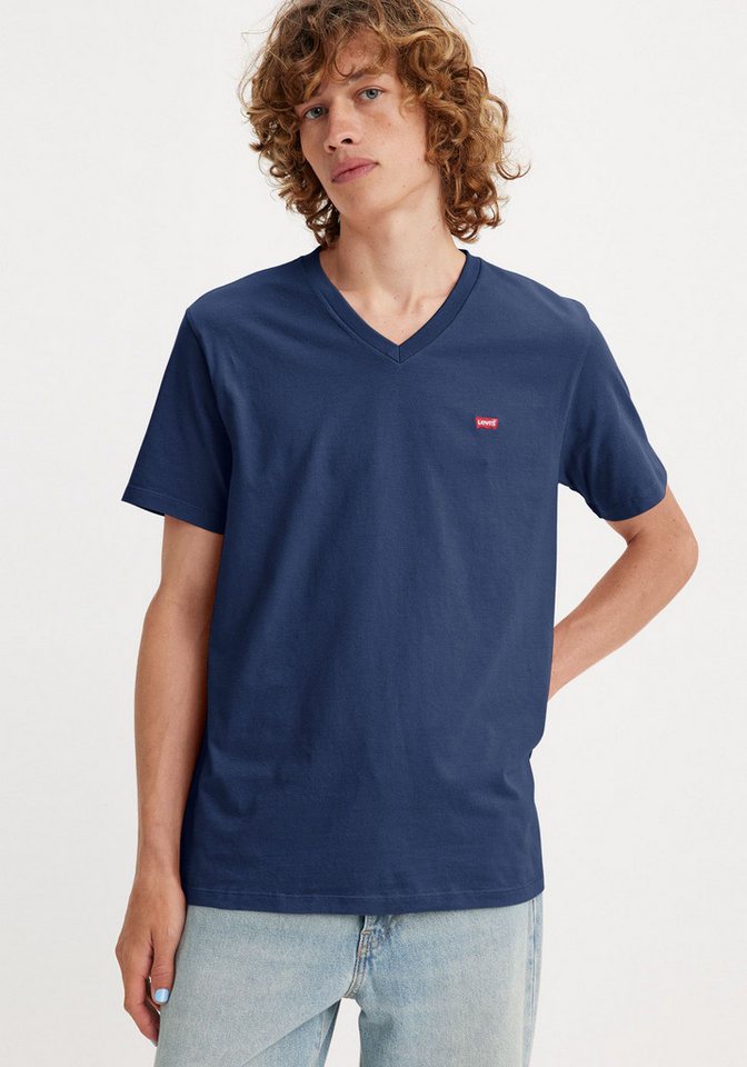 Levi's® V-Shirt LE ORIGINAL HM VNECK mit Logostickerei von Levi's®