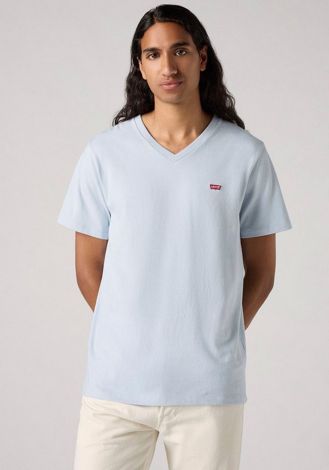 Levi's® V-Shirt LE ORIGINAL HM VNECK mit Logostickerei von Levi's®