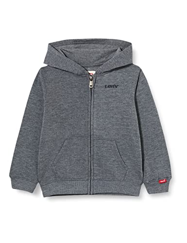 Levi's Kids logo full zip hoodie Baby Jungen Charcoal Heather 12 Monate von Levi's