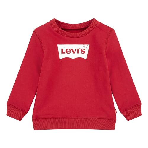 Levi's Kids Batwing crewneck sweatshirt Baby Jungen Levis Red/White 9 Monate von Levi's