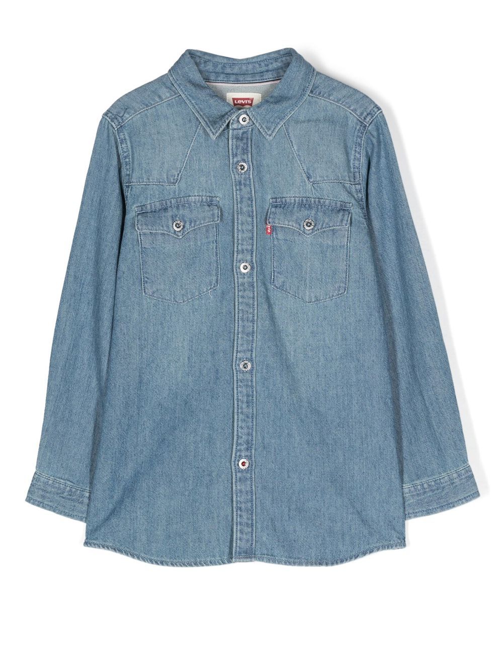 Levi's Kids Jeanshemd mit aufgesetzten Taschen - Blau von Levi's Kids