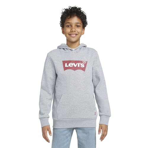 Levi's Kids batwing screenprint hoodie Jungen Grey Heather 16 Jahre von Levi's