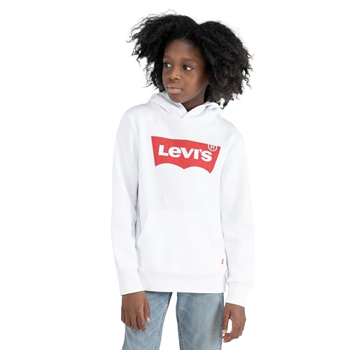 Levi's Kids batwing screenprint hoodie Jungen Weiß 14 Jahre von Levi's