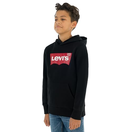 Levi's Kids batwing screenprint hoodie Jungen Schwarz 10 Jahre von Levi's