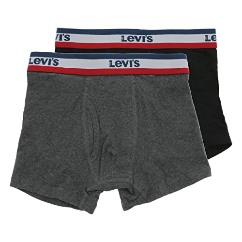 Levi's Kids Jungen Sportswear Logo 9l0130 Pack of 2 Boxershorts Briefs, Schwarz, 14 Jahre EU von Levi's