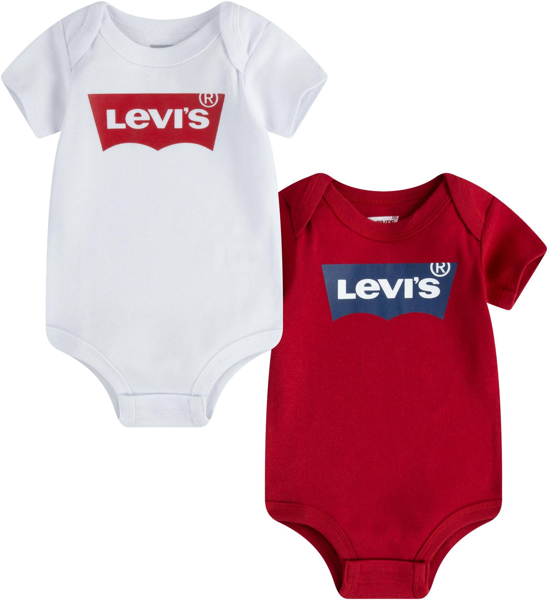 Levis Kids Kurzarmbody "BATWING 2PK BODYSUIT", (2 tlg.), UNISEX von Levi's Kids