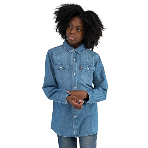 Levi's Kids barstow western shirt Jungen Vintage Stone 14 Jahre von Levi's