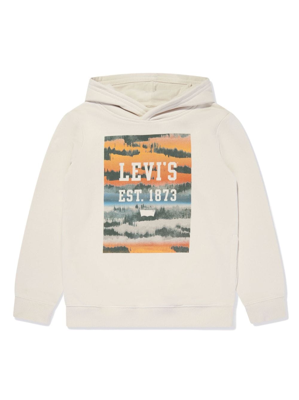 Levi's Kids Landscape Box Hoodie mit Logo-Print - Nude von Levi's Kids