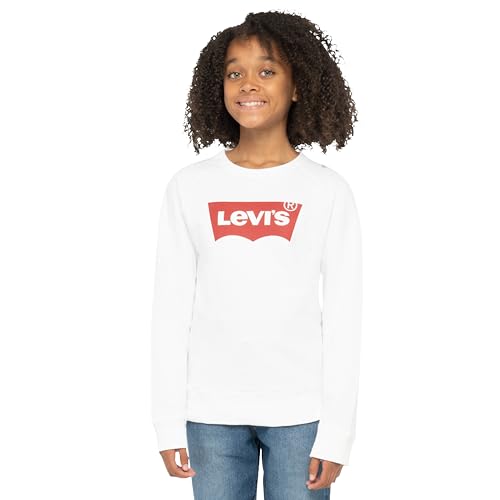 Levi's Kids key item logo crew Mädchen Red / White 2 Jahre von Levi's