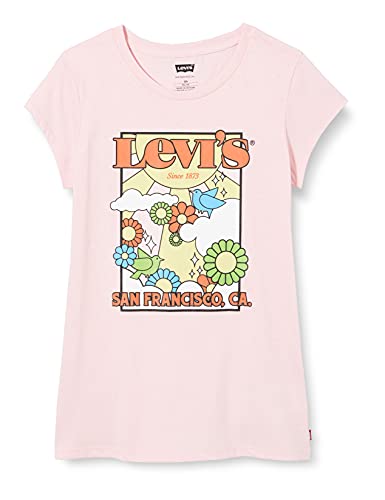 Levi's Kids short slv graphic te shirt Mädchen Almond Blossom 14 Jahre von Levi's
