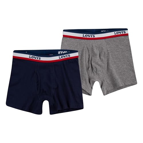 Levi's Kids Sportswear Logo Boxer Brief 2Pk Jungen 0 von Levi's