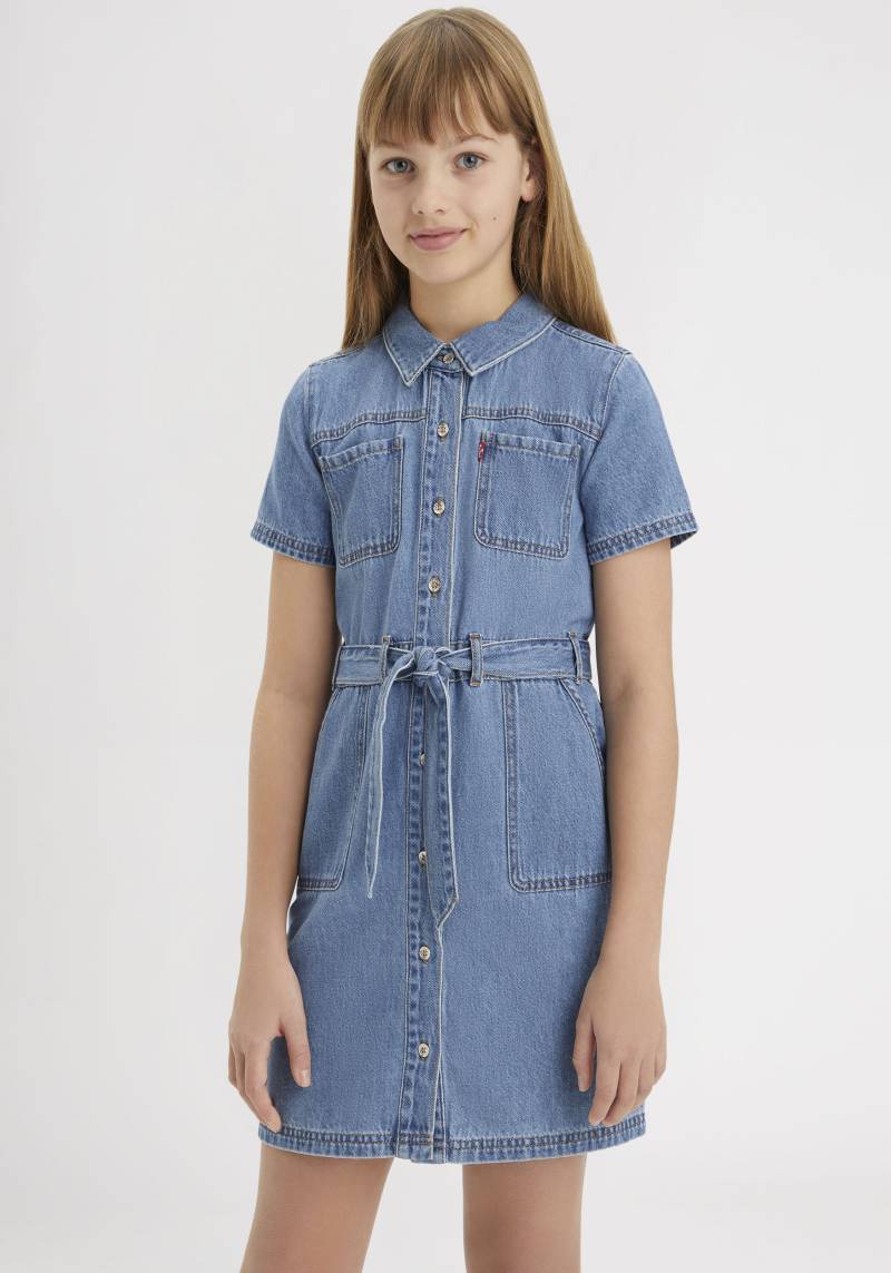Levis Kids Jeanskleid "LVG ORGANIC UTILITY DRESS" Brusttaschen  Eingrifftaschen for GIRLS von Levi's Kids