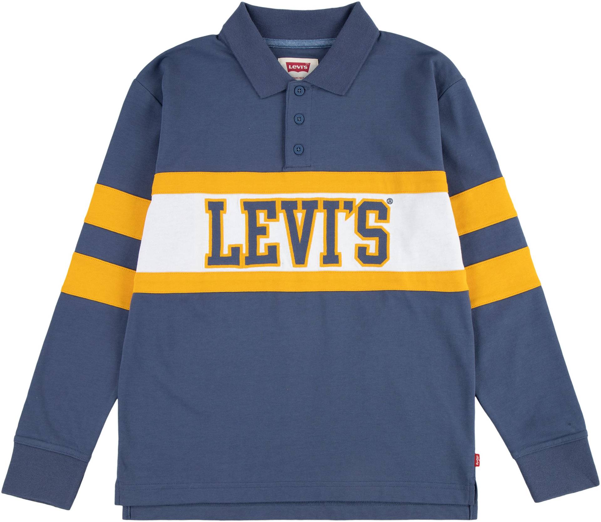 Levis Kids Langarm-Poloshirt "LVB RELAXED LS POLO" mit Markenschriftzug for BOYS von Levi's Kids