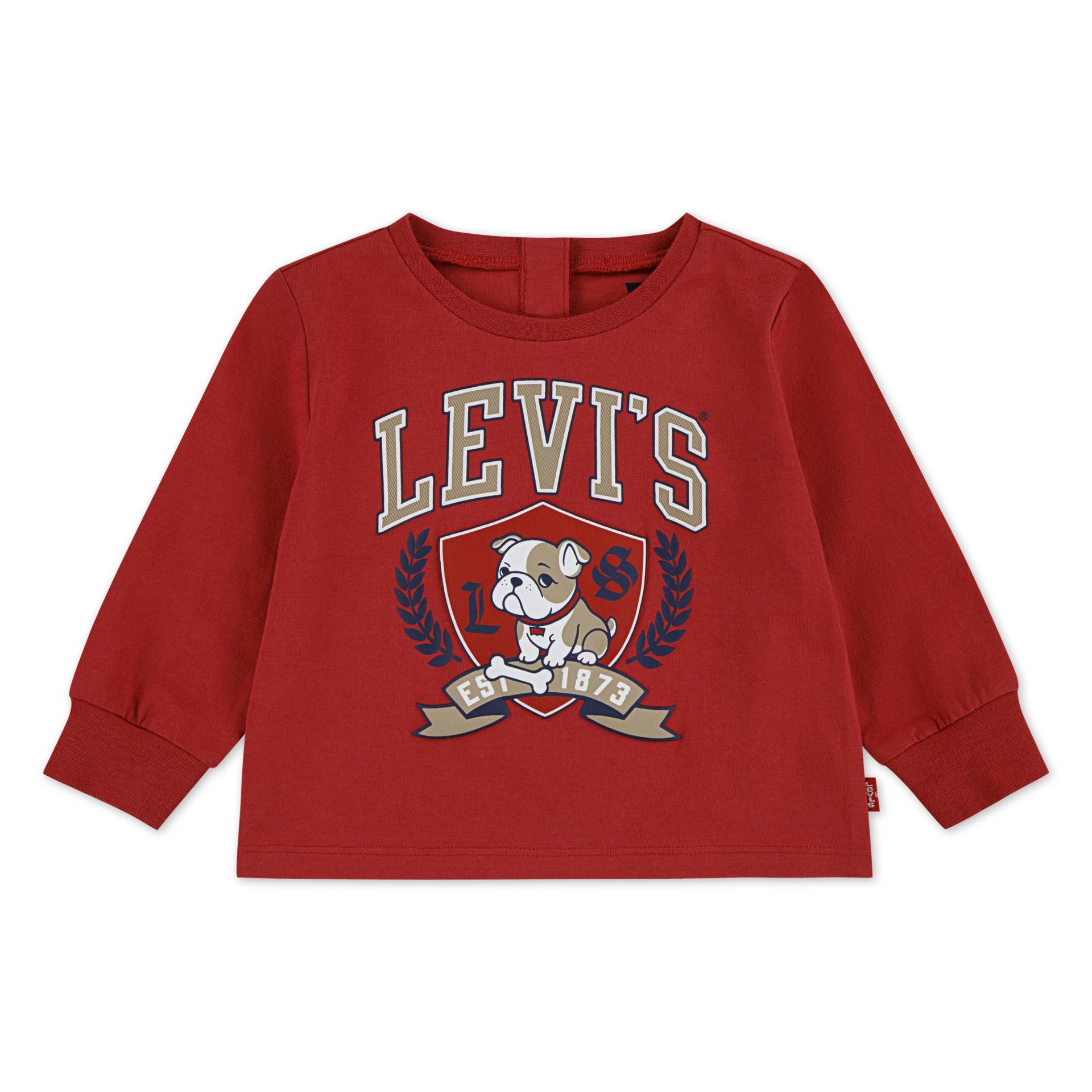 Levis Kids Langarmshirt "LVB LOGO BULLDOG CREST T" mit Tierprint von Levi's Kids