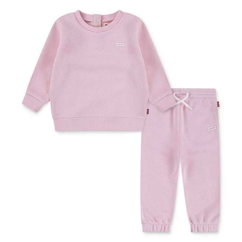 Levis Kids Neugeborenen-Geschenkset "LVN HOODIE,JOGGER SET" Set, 2 tlg. mit kleiner Label-Applikation von Levi's Kids