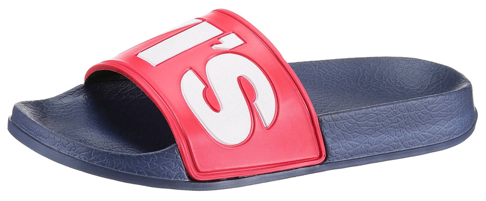 Levis Kids Pantolette "JUNE", Sommerschuh, Schlappen, Badeschuh, Poolslides mit Kontast-Logo von Levi's Kids