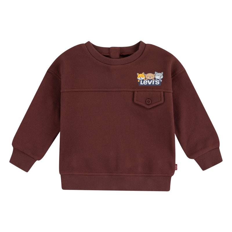 Levis Kids Sweatshirt "LVB CHARACTER POCKET CREW" mit Struktur von Levi's Kids