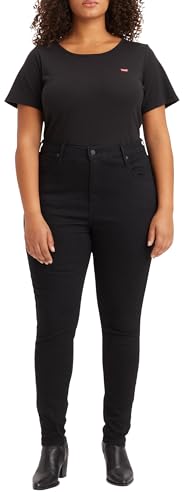 Levi's Damen Plus Size Mile High Super Skinny Jeans, Black Celestial, 18 L von Levi's