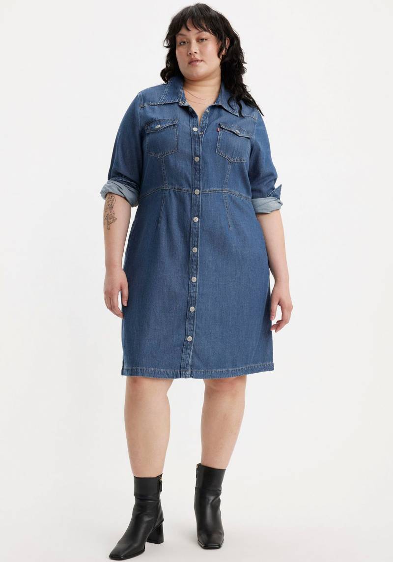 Levis Plus Jeanskleid "Western Dress" aufgesetzte Taschen von Levi's Plus