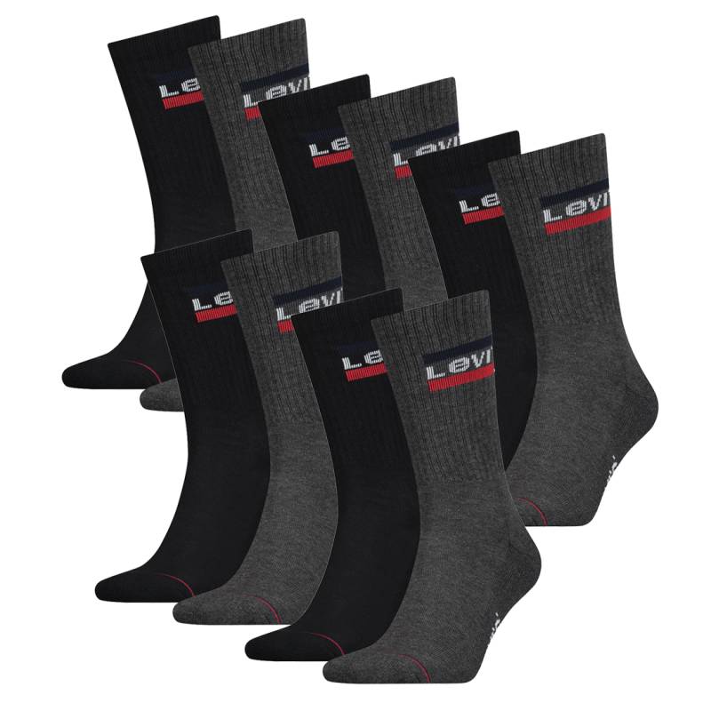 10 Paar Levis 144NDL Regular Cut SPR Unisex Socken Strümpfe 902012001 von Levi&#039;s