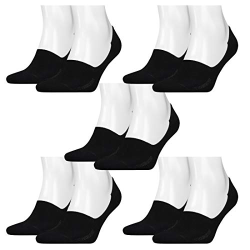 10 Paar Levis 168SF Low Rise Sneaker Socken Unisex 993050001, Farbe:884 - jet black, Socken & Strümpfe:39-42 von Levi's