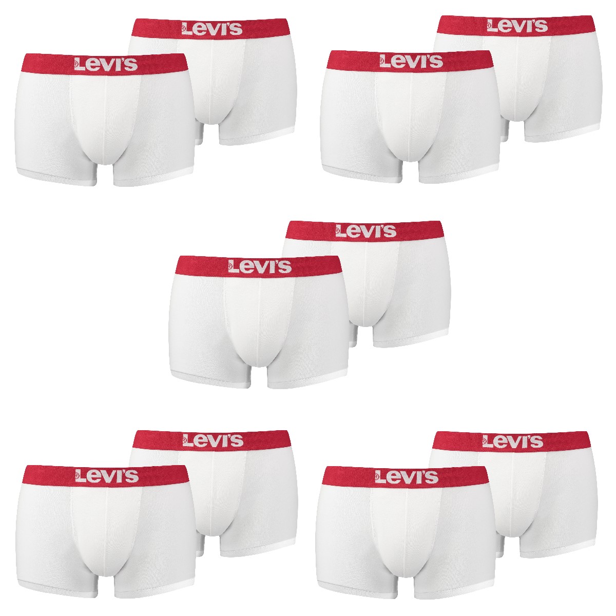 10 er Pack Levis Trunk Boxer Boxershorts 200SF Herren Unterhose Pant Unterwäsche von Levi&#039;s