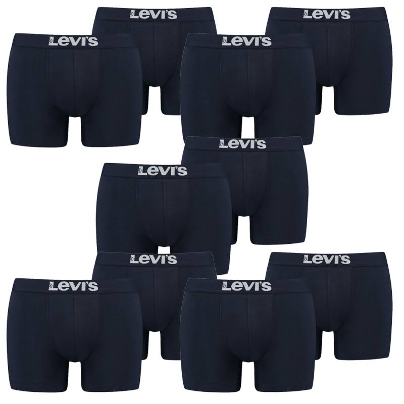 10er Pack Herren Levis Solid Basic Boxer Brief Boxershorts Unterwäsche Pants von Levi&#039;s