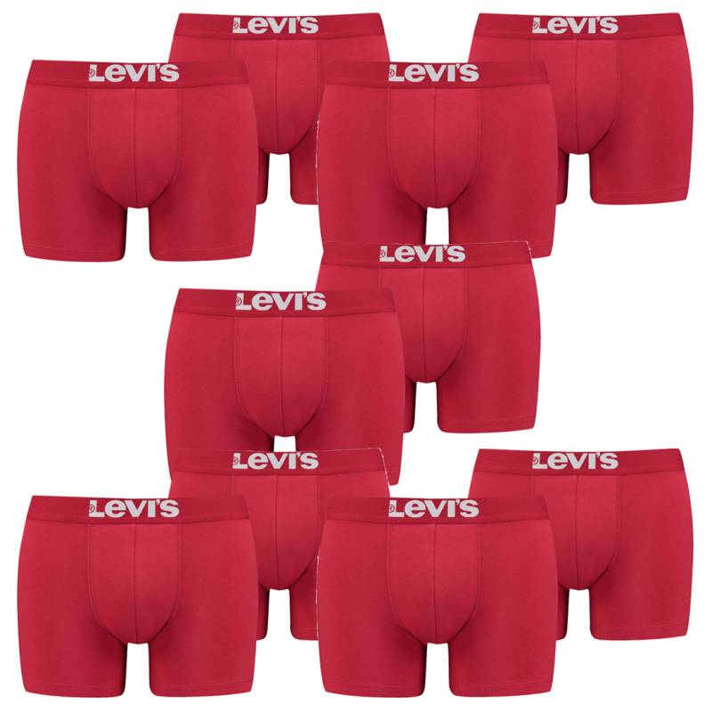 10er Pack Herren Levis Solid Basic Boxer Brief Boxershorts Unterwäsche Pants von Levi&#039;s