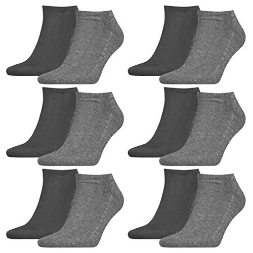 12 Paar Levis Unisex Socken 168SF Low Cut Sneakersocken Kurzsocken, Farbe:758 - middle grey mélange, Socken & Strümpfe:35-38 12 Paar Levis Unisex Socken 168SF Low Cut Sneakersocken Kurzsocken, Farbe:758 - middle grey mélange, Socken & Strümpfe:35-38 von Levi's