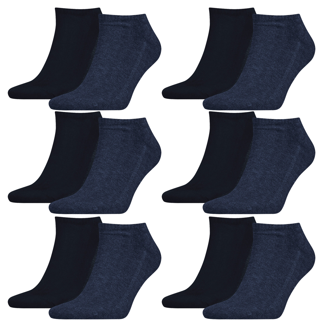 12 Paar Levis Unisex Socken 168SF Low Cut Sneakersocken Kurzsocken von Levi&#039;s