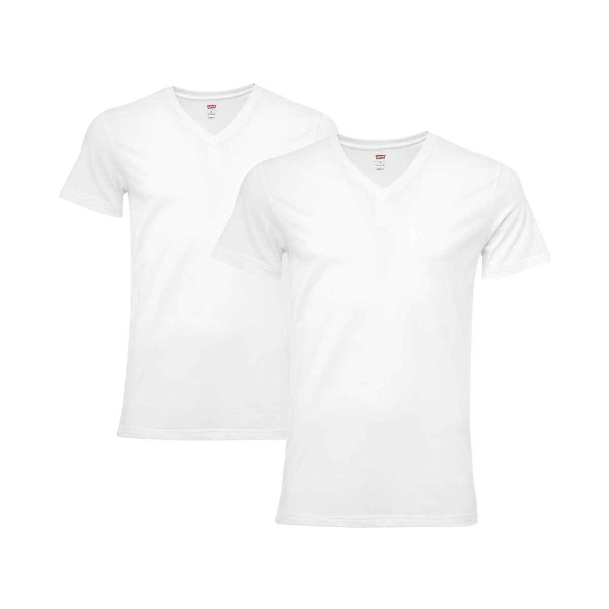 2 er Pack Levis V-Neck T-Shirt Men Herren Unterhemd V-Ausschnitt von Levi&#039;s