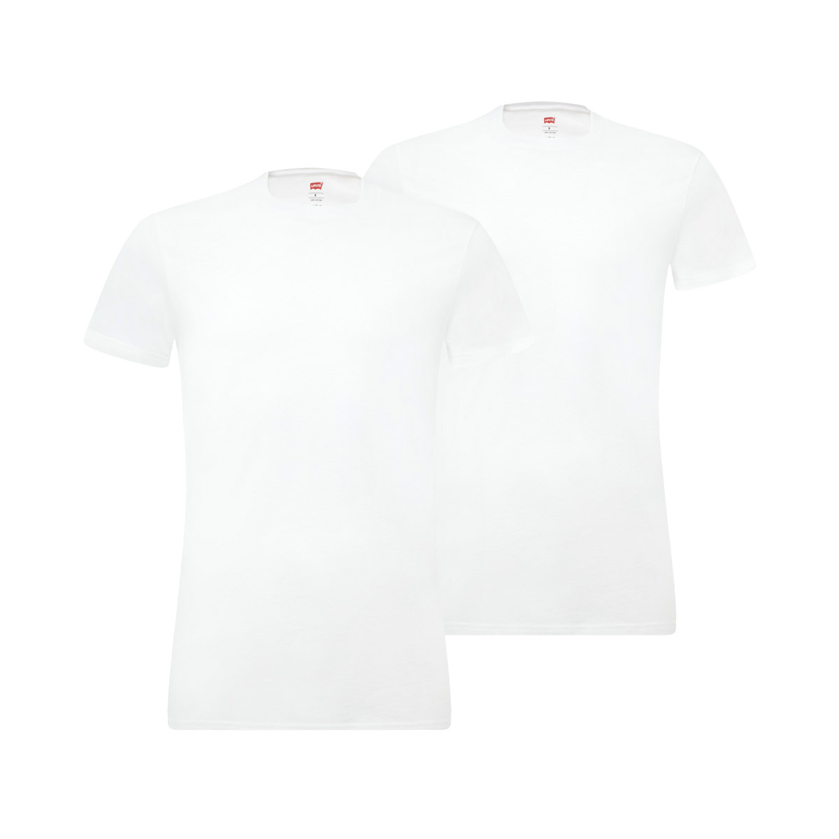 2er Pack Levis Solid Crew T-Shirt Men Herren Unterhemd Rundhals Stretch Cotton von Levi&#039;s