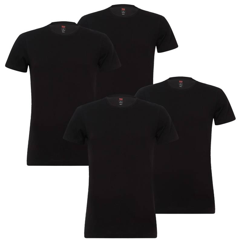 4 er Pack Levis 200SF Crew T-Shirt Men Herren Unterhemd Rundhals von Levi's