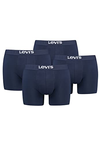 4 er Pack Levis Boxer Brief Boxershorts Men Herren Unterhose Pant Unterwäsche, Farbe:Navy, Bekleidungsgröße:XL von Levi's