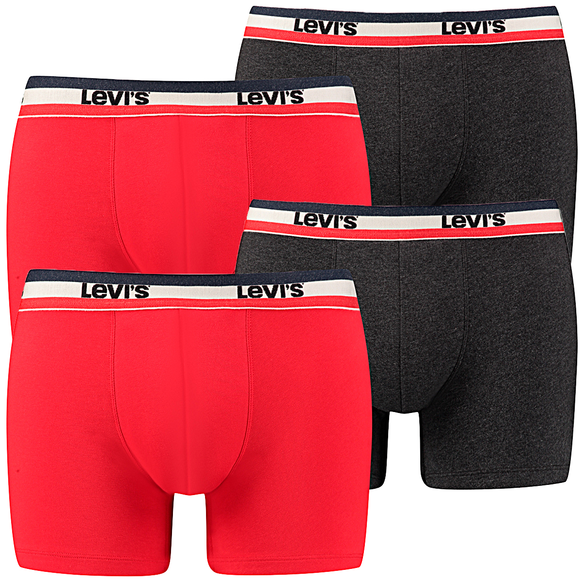 4 er Pack Levis Boxer Brief Boxershorts Men Herren Unterhose Pant Unterwäsche von Levi&#039;s