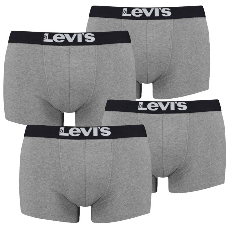 4er Pack Levis Men Solid Basic Trunk Boxershorts Unterhose Pant Unterwäsche von Levi&#039;s