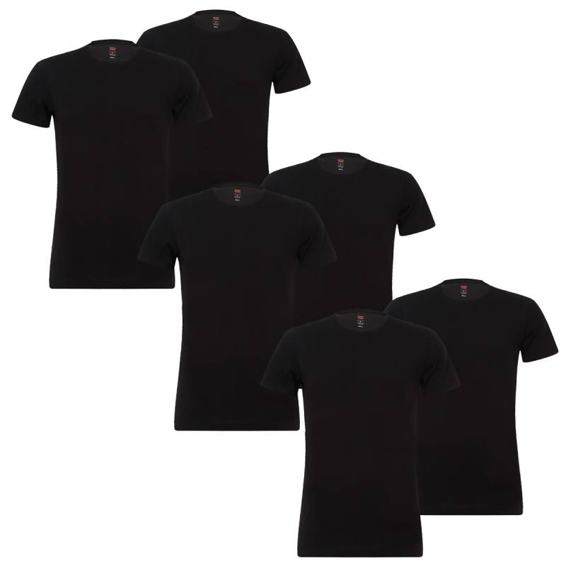 6 er Pack Levis 200SF Crew T-Shirt Men Herren Unterhemd Rundhals von Levi&#039;s