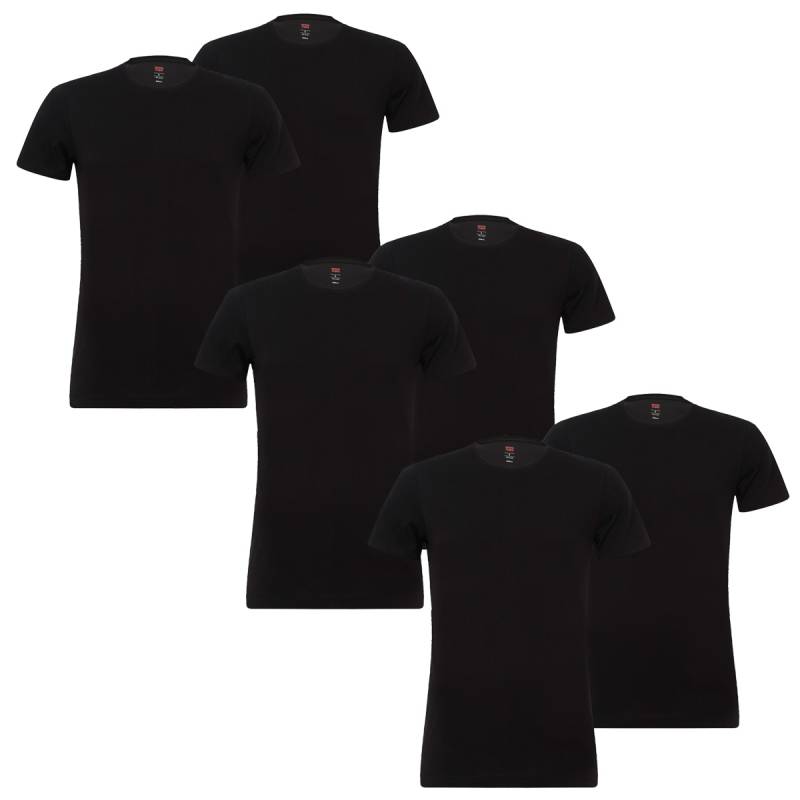 6 er Pack Levis 200SF Crew T-Shirt Men Herren Unterhemd Rundhals von Levi's