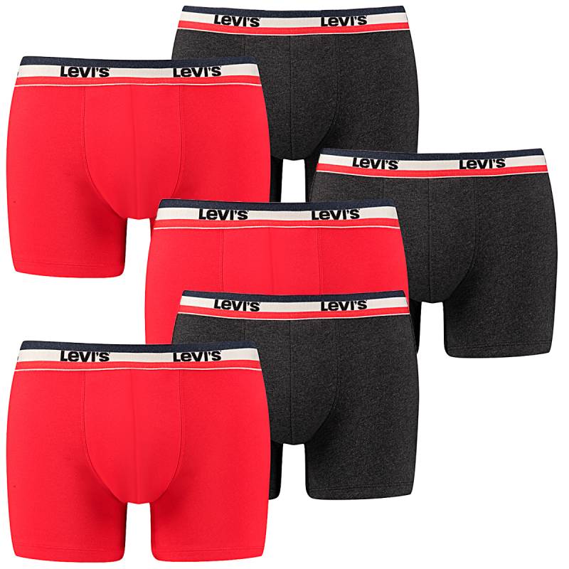 6 er Pack Levis Boxer Brief Boxershorts Men Herren Unterhose Pant Unterwäsche von Levi&#039;s