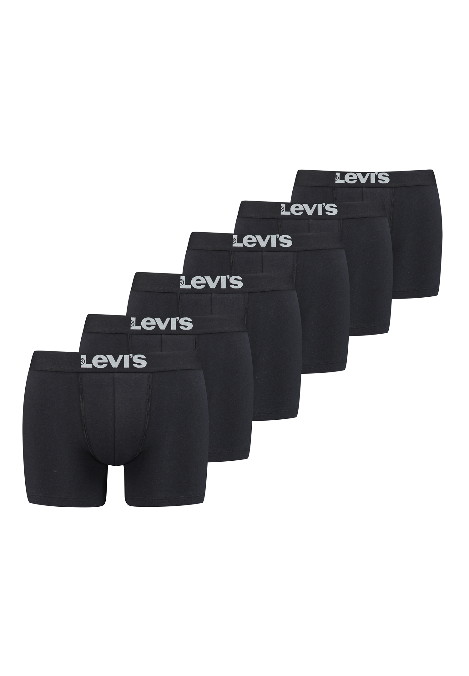6er Pack Herren Levis SOLID BASIC BOXER Boxershorts Unterwäsche Pants von Levi&#039;s