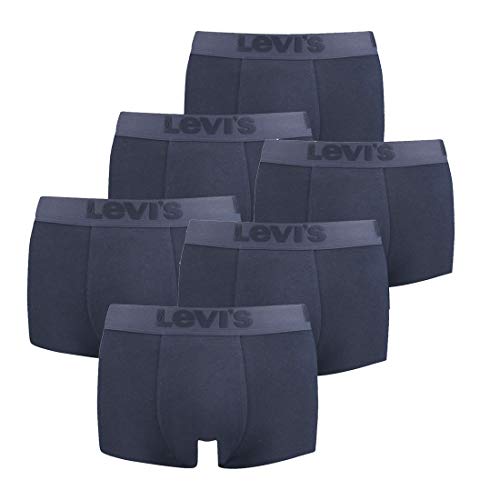6er Pack Levis Men Premium Trunk Boxershorts Herren Unterhose Pant Unterwäsche, Farbe:Navy, Bekleidungsgröße:XL von Levi's