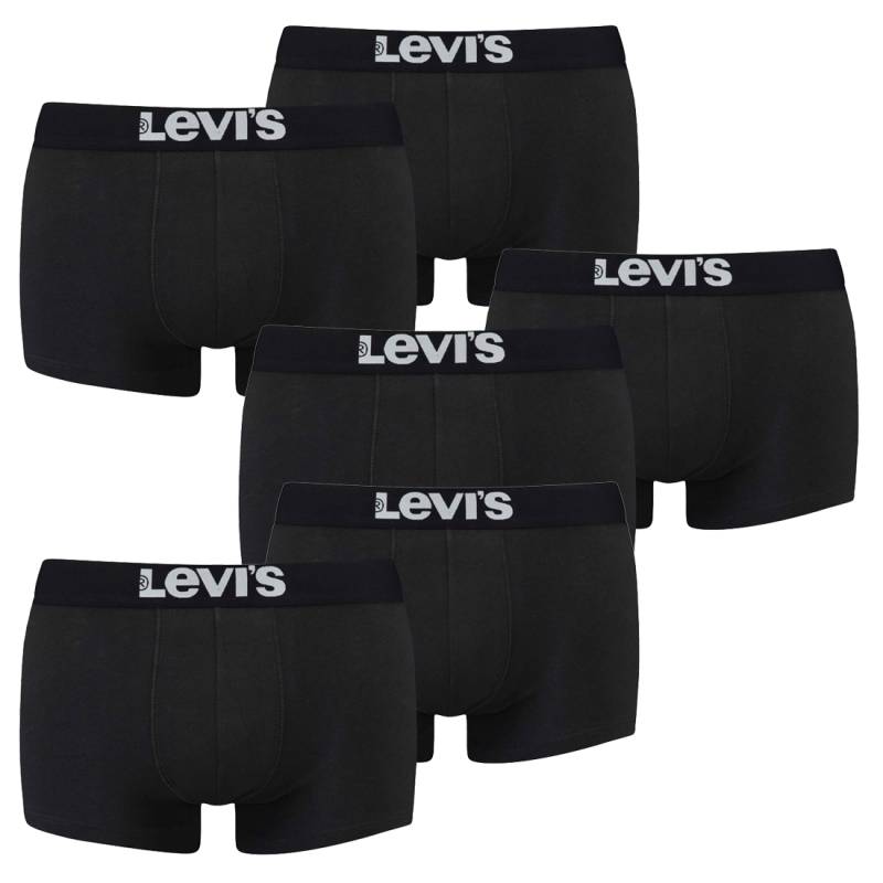 6er Pack Levis Men Solid Basic Trunk Boxershorts Unterhose Pant Unterwäsche von Levi&#039;s