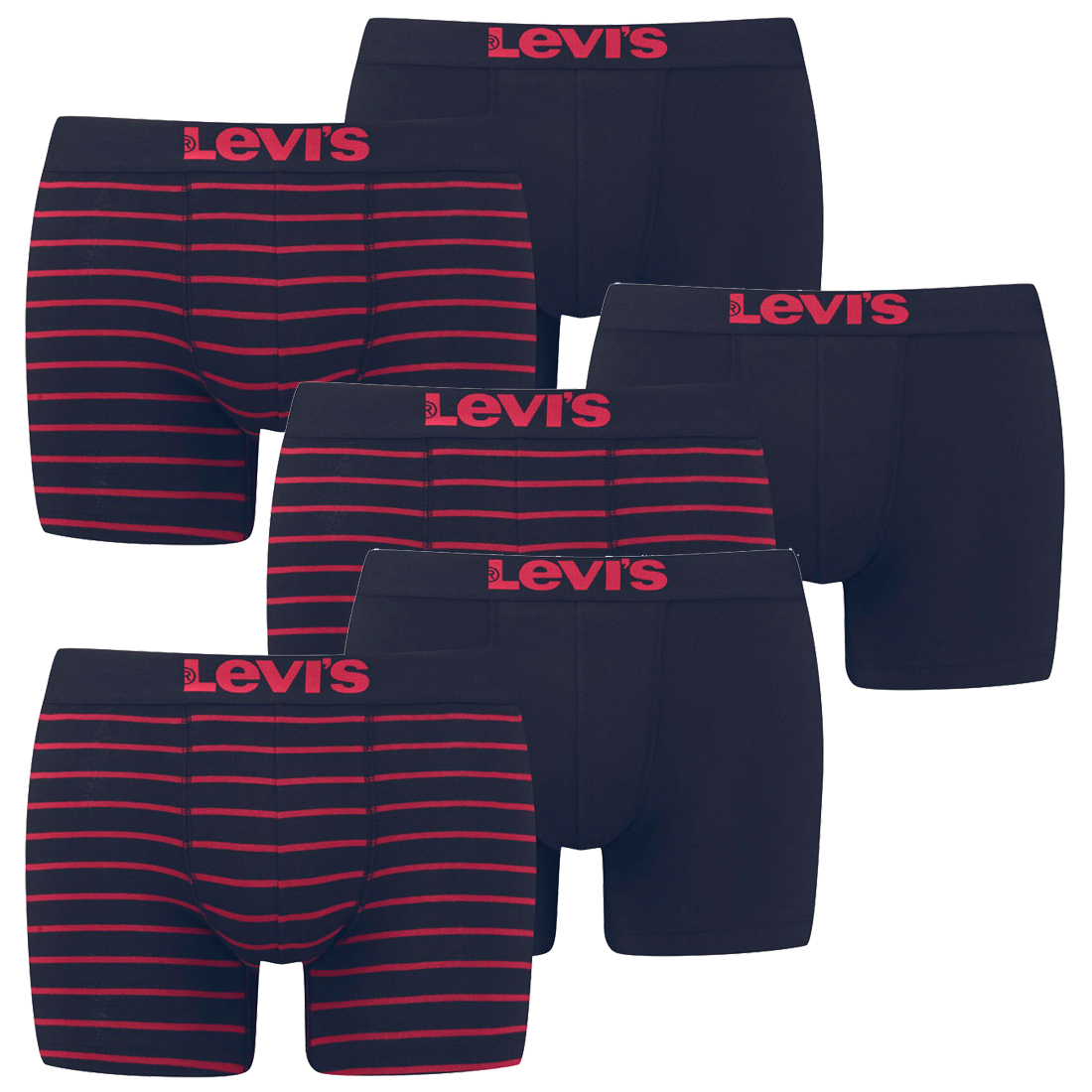 6er Pack Levis Men Vintage Stripe YD B Boxer Brief Boxershorts Unterhose Pant Un... von Levi&#039;s