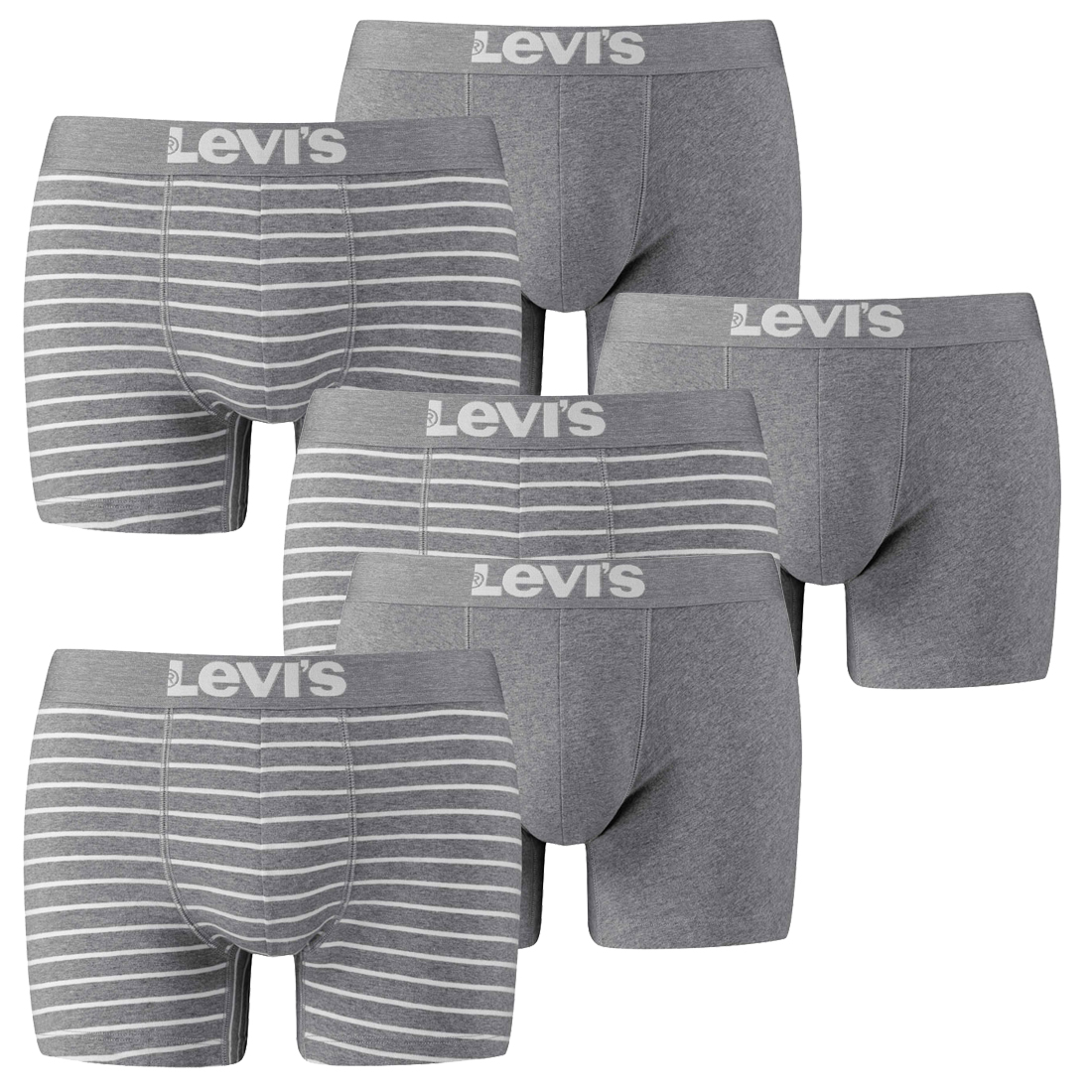 6er Pack Levis Men Vintage Stripe YD B Boxer Brief Boxershorts Unterhose Pant Un... von Levi&#039;s