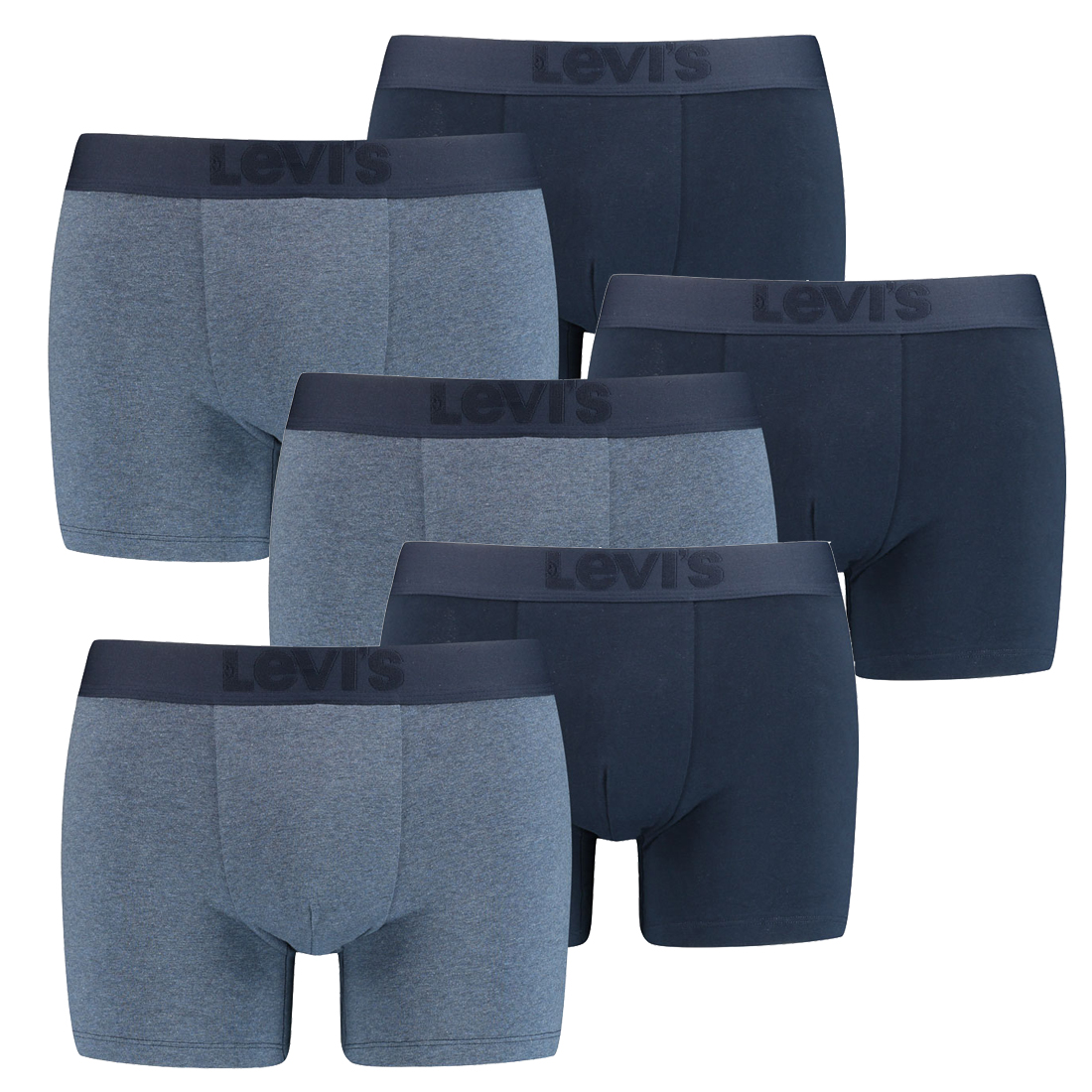 6er Pack Levis Premium Boxer Brief Boxershorts Herren Unterhose Pant Unterwäsche von Levi&#039;s