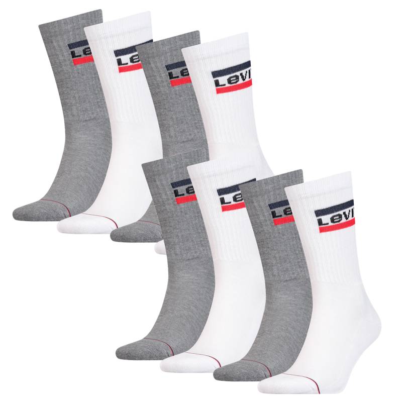 8 Paar Levis 144NDL Regular Cut SPR Unisex Socken Strümpfe 902012001 von Levi&#039;s