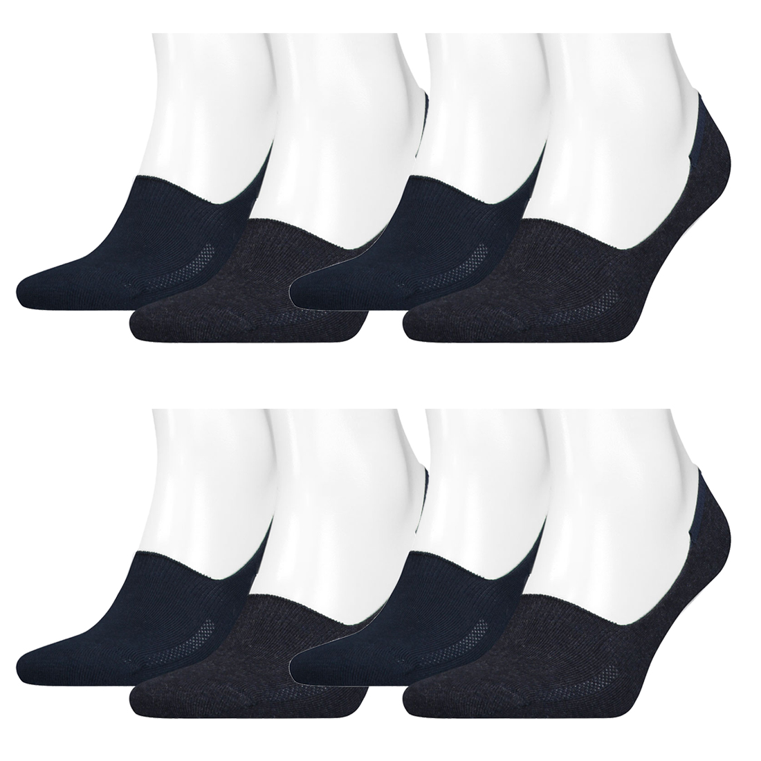 8 Paar Levis 168SF Low Rise Sneaker Socken Unisex 993050001 von Levi&#039;s
