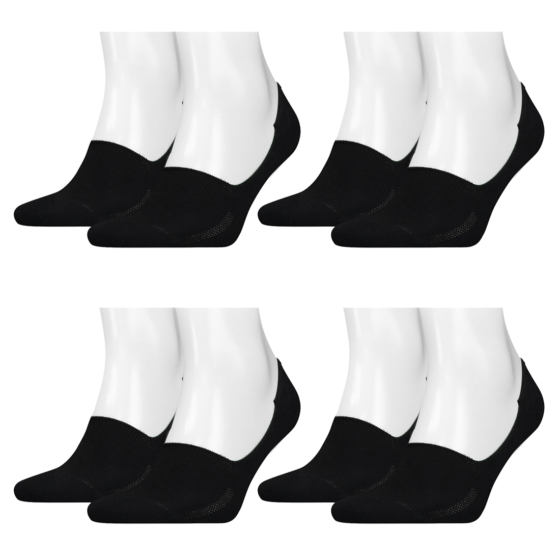 8 Paar Levis 168SF Low Rise Sneaker Socken Unisex 993050001 von Levi&#039;s