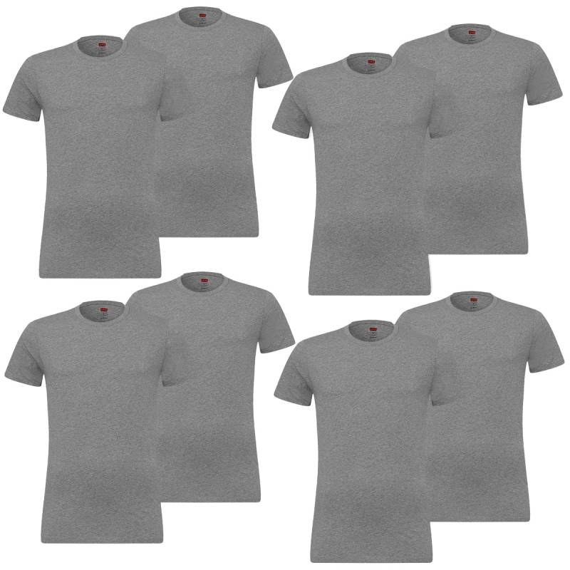 8 er Pack Levis 200SF Crew T-Shirt Men Herren Unterhemd Rundhals von Levi&#039;s